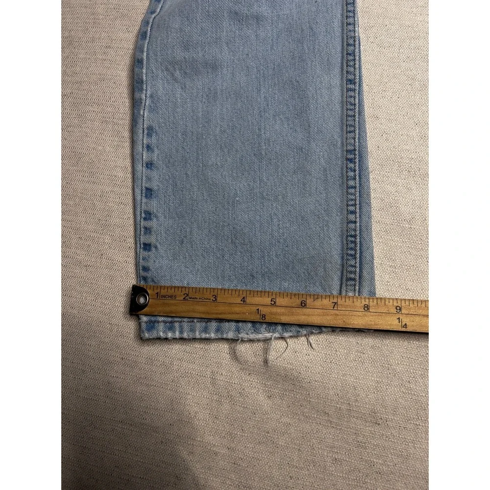 Vintage Levi's 505 Regular Fit Jeans Men's 36x34 USA  Light Wash Straight Leg